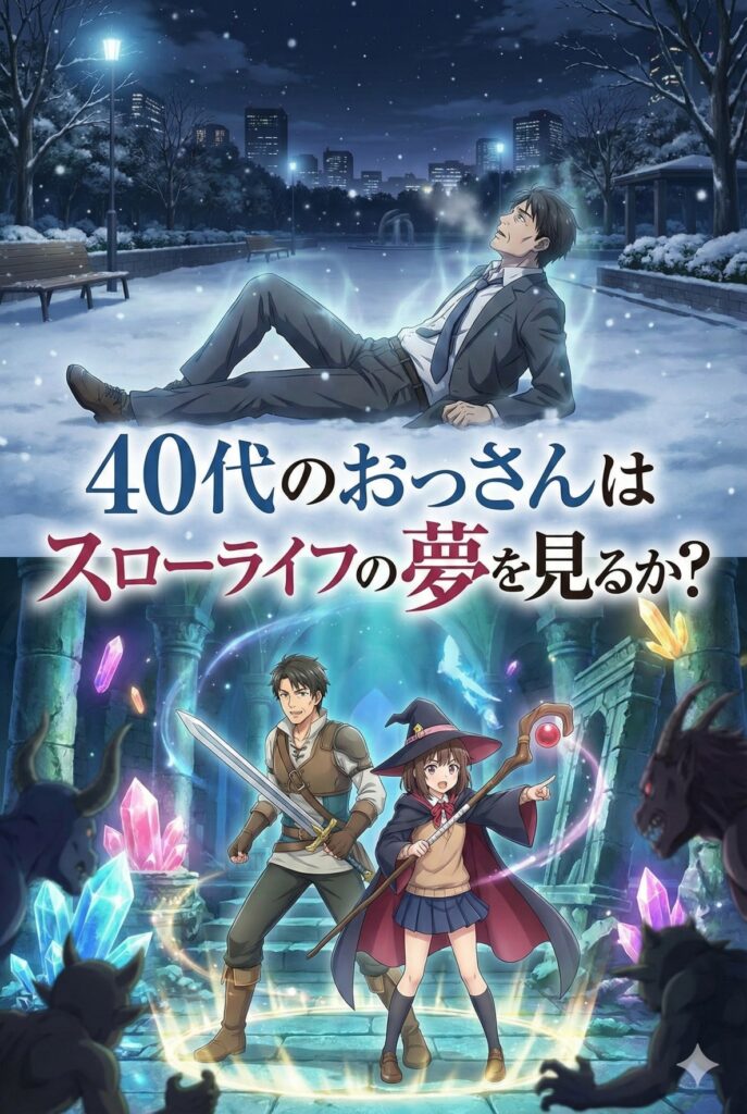 Do men in their 40s dream of a slow life?