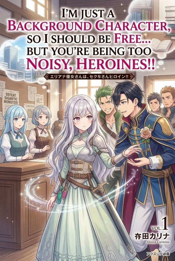 I’m just a background character, so I should be free… but you’re being too noisy, heroines!!